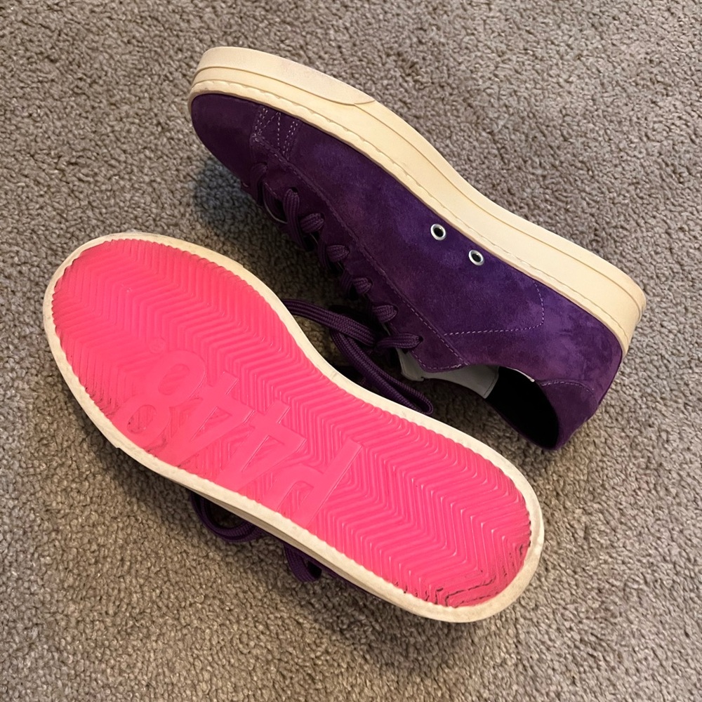 🆕 P448 Jack Suede size 6 1/2 Women's Purple Suede Sneakers - Picture 6 of 10